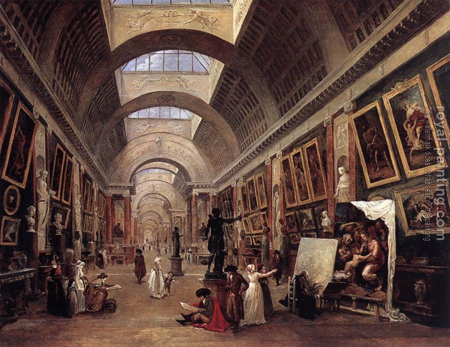 Hubert Robert : Design for the Grande Galerie in the Louvre